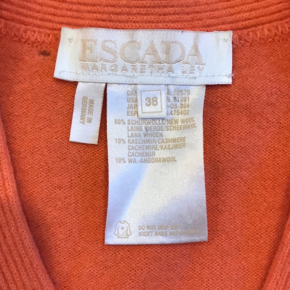 Orange Cashmere Sweater - Picture 2 of 16
